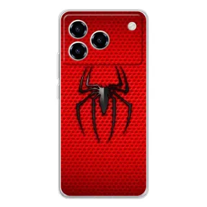 Чехол с человеком пауком для ZTE Blade A76 - (AlphaPrint)