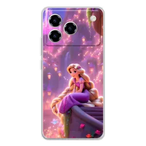 Чехол с принтом «Рапунцель в замке» для ZTE Blade A76