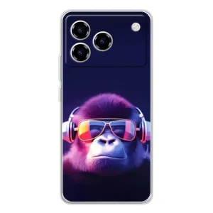 Чехол с Обезьянами ZTE Blade A76 - (AlphaPrint)