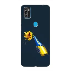Чехол для Патриота Украины ZTE Blade A7s 2020 - (AlphaPrint) (Коктейль молотова)