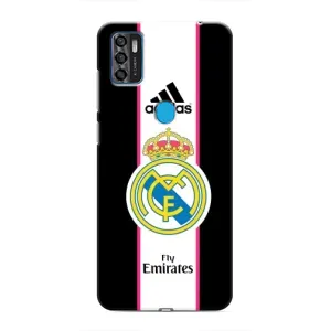 Чехол для ZTE Blade A7s 2020 с принтом (Лого Real Madrid)