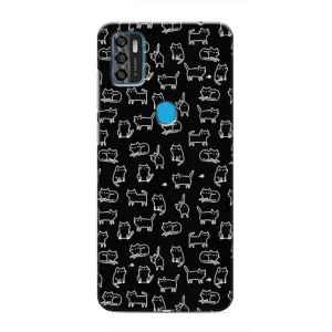 Чохол з принтом для ZTE Blade A7s 2020 (AlphaPrint) Модні коти (Маленькі котики)