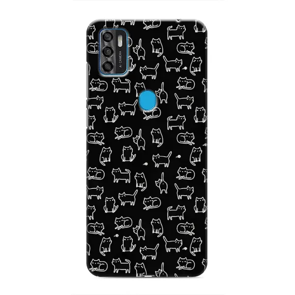 Чехол с принтом «Меленькие котики» для ZTE Blade A7s 2020