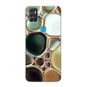Мраморний чехол на ZTE Blade A7s 2020 (VPrint) (Радужний Мрамор)