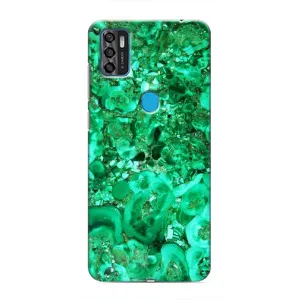 Мраморний чехол на ZTE Blade A7s 2020 (VPrint) (Салатовий Мрамор)