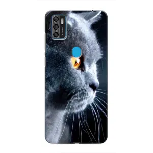 Чохли з Котиками для ZTE Blade A7s 2020 (VPrint) (Сірий Кіт)