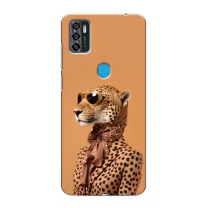 Чохол з принтом стильні тварини для ZTE Blade A7s 2020 (Стильний леопард)