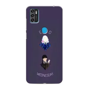 Чехлы Венсдей на ZTE Blade A7s 2020 Уэнсдей (AlphaPrint) (Уэнздей и подруга)