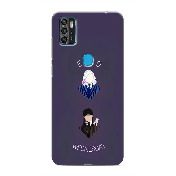 Чехол с принтом «Уэнздей и подруга» для ZTE Blade A7s 2020