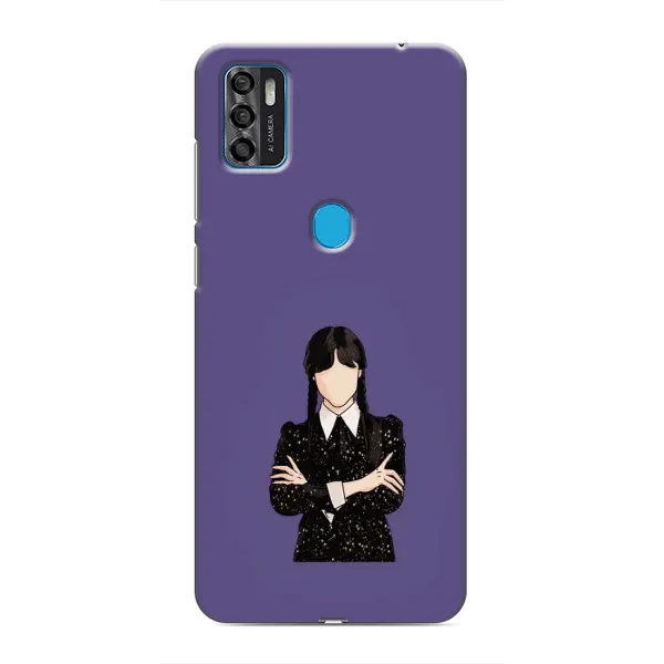 Чехол с принтом «Уэнздей в черном» для ZTE Blade A7s 2020