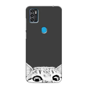 Чохол на ZTE Blade A7s 2020 з Котиками (VPrint) (Виглядає котик)