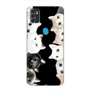 Чохол на ZTE Blade A7s 2020 з Котиками (VPrint) (Погляд котиків)