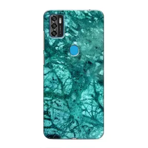Мраморний чехол на ZTE Blade A7s 2020 (VPrint) (Зелений мрамор)