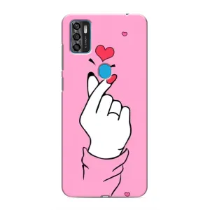 Чохол з принтом для ZTE Blade A7s 2020 (AlphaPrint - Знак сердечка)