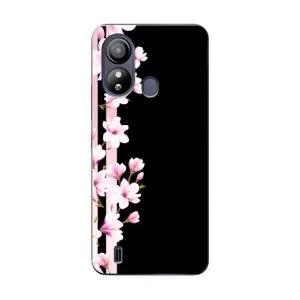 Чохол для ZTE Цlэйд L220 - з принтом (Дизайнерські) (AlphaPrint) (Квіточки)