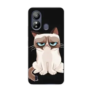 Чохол з принтом для ZTE Blade L220 (AlphaPrint) Модні коти (Сумний кіт)
