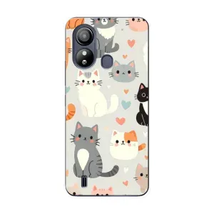 Чохол з малюнком кіт на ZTE Blade L220 (Колаж котів)