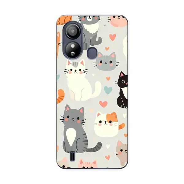 Чохол з принтом «Колаж котів» для ZTE Blade L220 Чохол з принтом «Колаж котів» для ZTE Blade L220