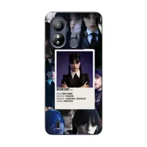 Чехлы Венсдей на ZTE Blade L220 Уэнсдей (AlphaPrint) (коллаж Уэнздей)