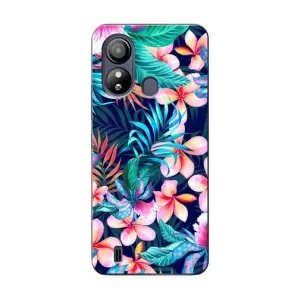 Чохол для ZTE Цlэйд L220 - з принтом (Дизайнерські) (AlphaPrint) (Мальовничі квіти)