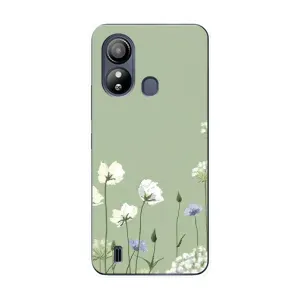 Чохол з квітковим принтом на ZTE Цlэйд L220 (Квіти на зеленому)