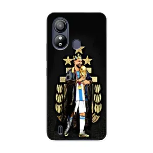 Чехлы для ZTE Blade L220 (Leo чемпион) (AlphaPrint) (Месси Король)