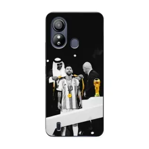 Чехлы для ZTE Blade L220 (Leo чемпион) (AlphaPrint) (Месси в накидке)