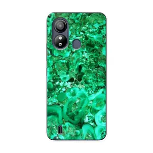 Мраморний чехол на ZTE Blade L220 (VPrint) (Салатовий Мрамор)