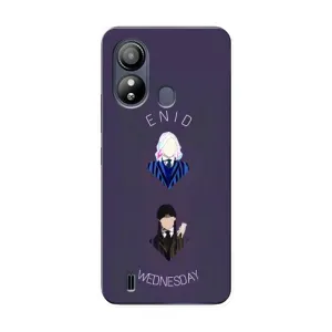 Чехлы Венсдей на ZTE Blade L220 Уэнсдей (AlphaPrint) (Уэнздей и подруга)