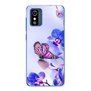 Чехлы с Цветами для ZTE Blade L9 (VPrint) (Бабочка на цветочке)