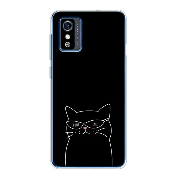 Чохол з принтом «Байдужий кіт» для ZTE Blade L9 Чохол з принтом «Байдужий кіт» для ZTE Blade L9
