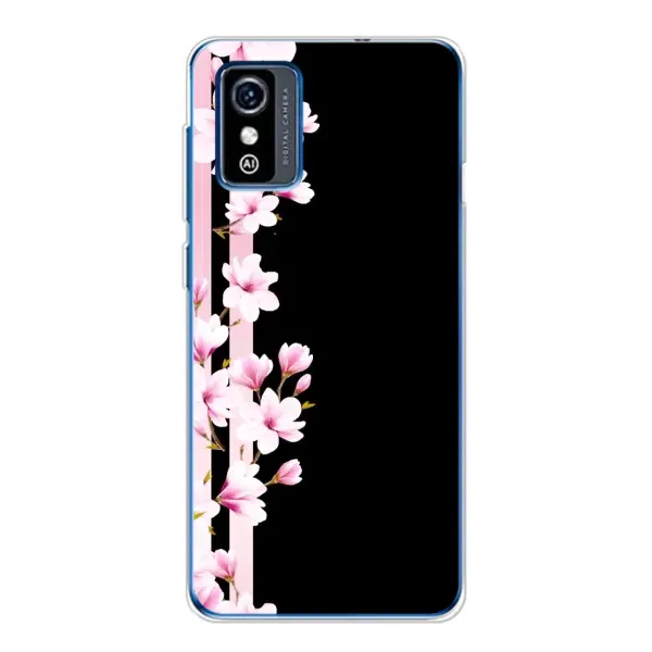 Чехол с принтом «Цветочки» для ZTE Blade L9