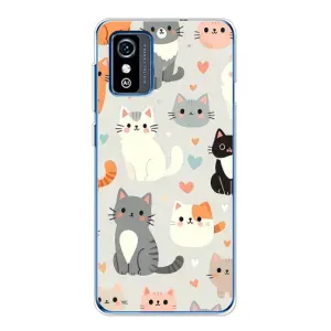 Чохол з малюнком кіт на ZTE Blade L9 (Колаж котів)