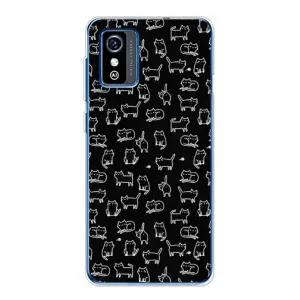Чохол з принтом для ZTE Blade L9 (AlphaPrint) Модні коти (Маленькі котики)