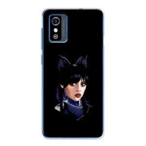 Чехлы Венсдей на ZTE Blade L9 Уэнсдей (AlphaPrint) (серьезная Уэнздей)