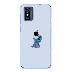 Чехол с принтом Стич на ZTE Blade L9 (Stitch apple)