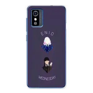 Чехлы Венсдей на ZTE Blade L9 Уэнсдей (AlphaPrint) (Уэнздей и подруга)