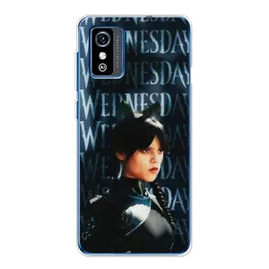 Чехлы Венсдей на ZTE Blade L9 Уэнсдей (AlphaPrint) (Уэнздей кошка)