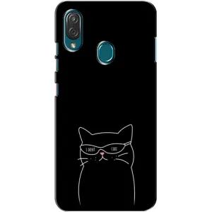 Чохол з малюнком кіт на ZTE Blade V10 Vita (Байдужий кіт)