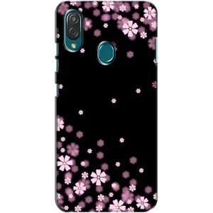 Чохол для ZTE Блейд V10 Віта - з принтом (Дизайнерські) (AlphaPrint) (Квіти маленькі)