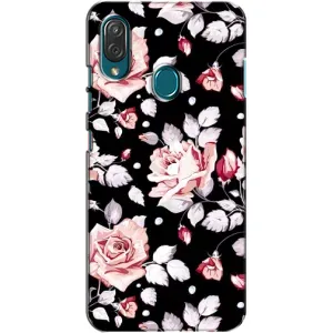 Чохли з квітами для ZTE Blade V10 Vita (VPrint) (Квіти на чорному)