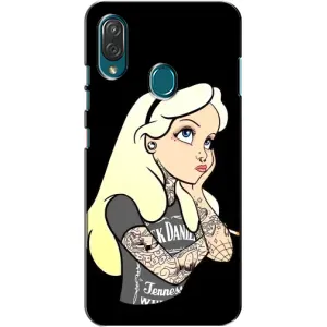 Чохол з друком для ZTE Blade V10 Vita - (Мода) (AlphaPrint) (Дівчина в тату)