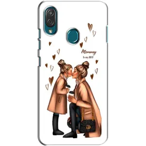 Чохол з друком для ZTE Blade V10 Vita - (Мама з дитинкою) (AlphaPrint) (Донька і мама)