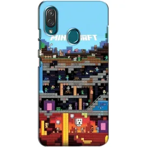 Чохол Майнкрафт на ZTE Blade V10 Vita (AlphaPrint) Minecraft (фон Minecraft)