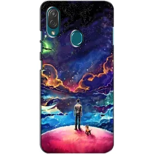 Космічні Чохли для ZTE Блейд V10 Віта (VPrint) (Вид Галактики)