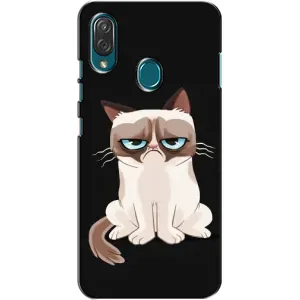 Чохол з принтом для ZTE Blade V10 Vita (AlphaPrint) Модні коти (Сумний кіт)