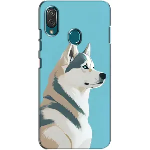 Чохол з Хаскі ZTE Blade V10 Vita - (AlphaPrint) (Хаскі арт)