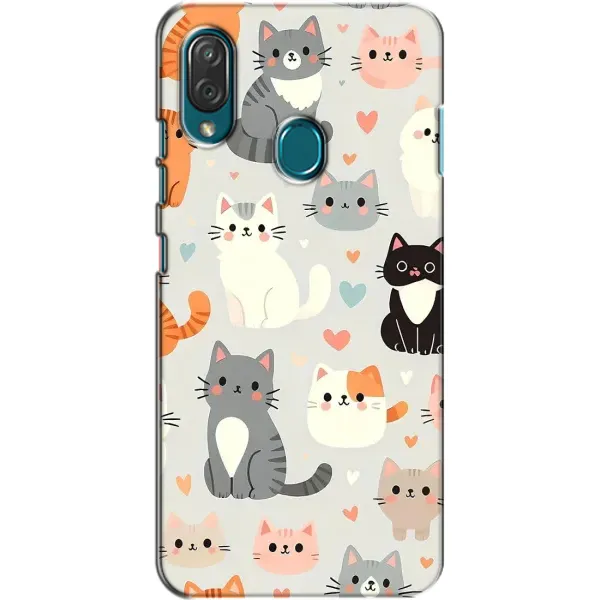 Чохол з принтом «Колаж котів» для ZTE Blade V10 Vita