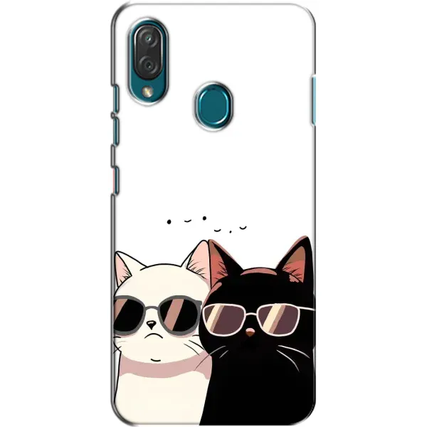 Чохол з принтом «Коти в окулярах» для ZTE Blade V10 Vita