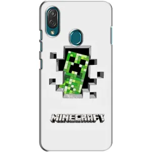 Чохол Майнкрафт на ZTE Blade V10 Vita (AlphaPrint) Minecraft (кріпер Майнкрафт)